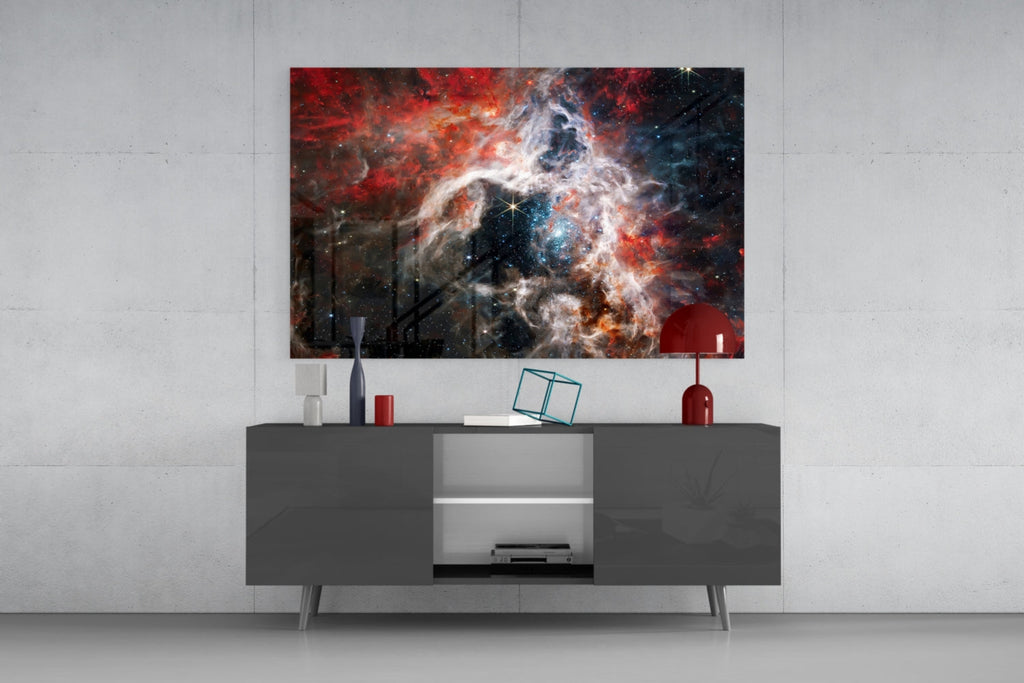 Space Glass Wall Art