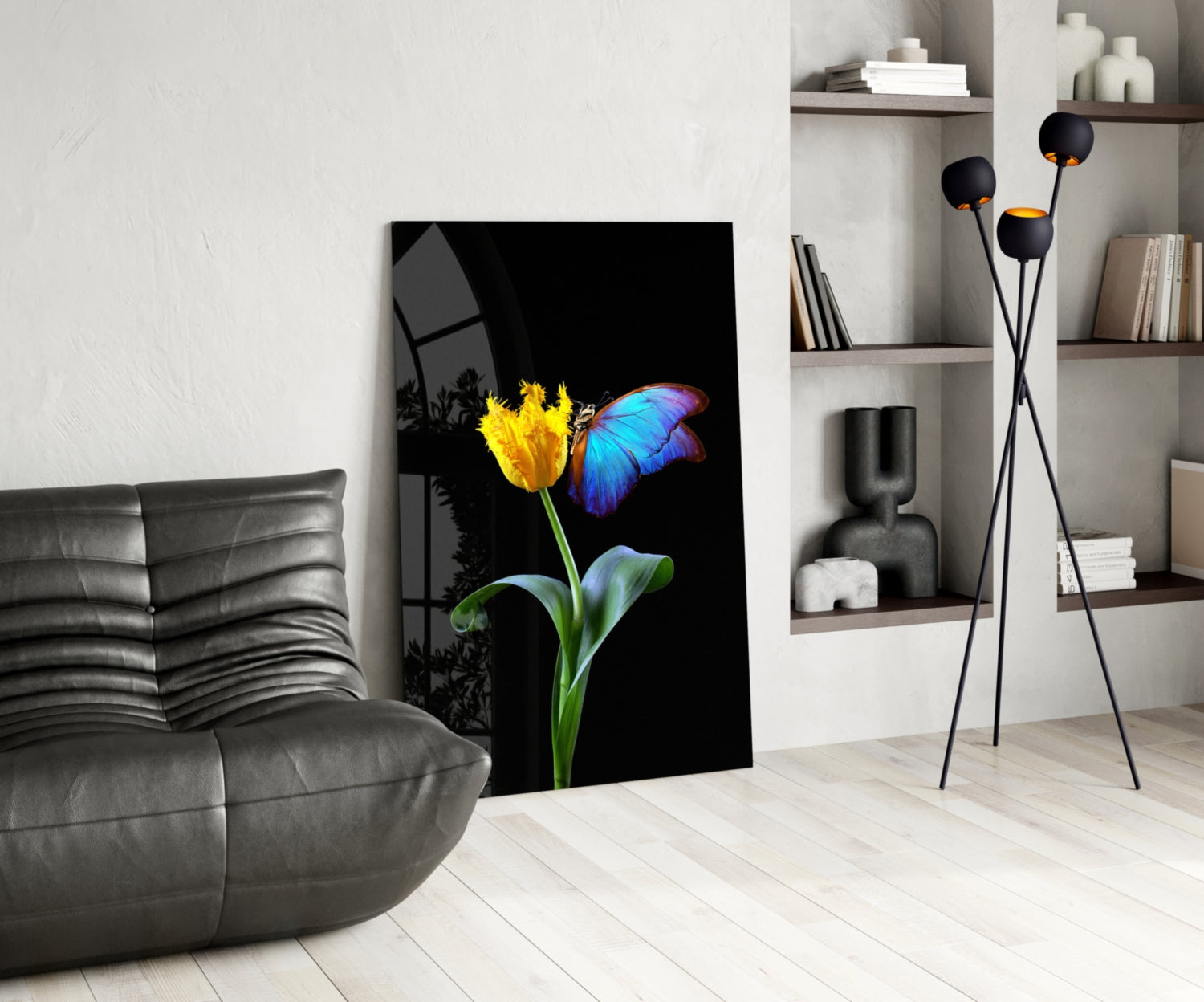 Abstract Art Glass Wall Art