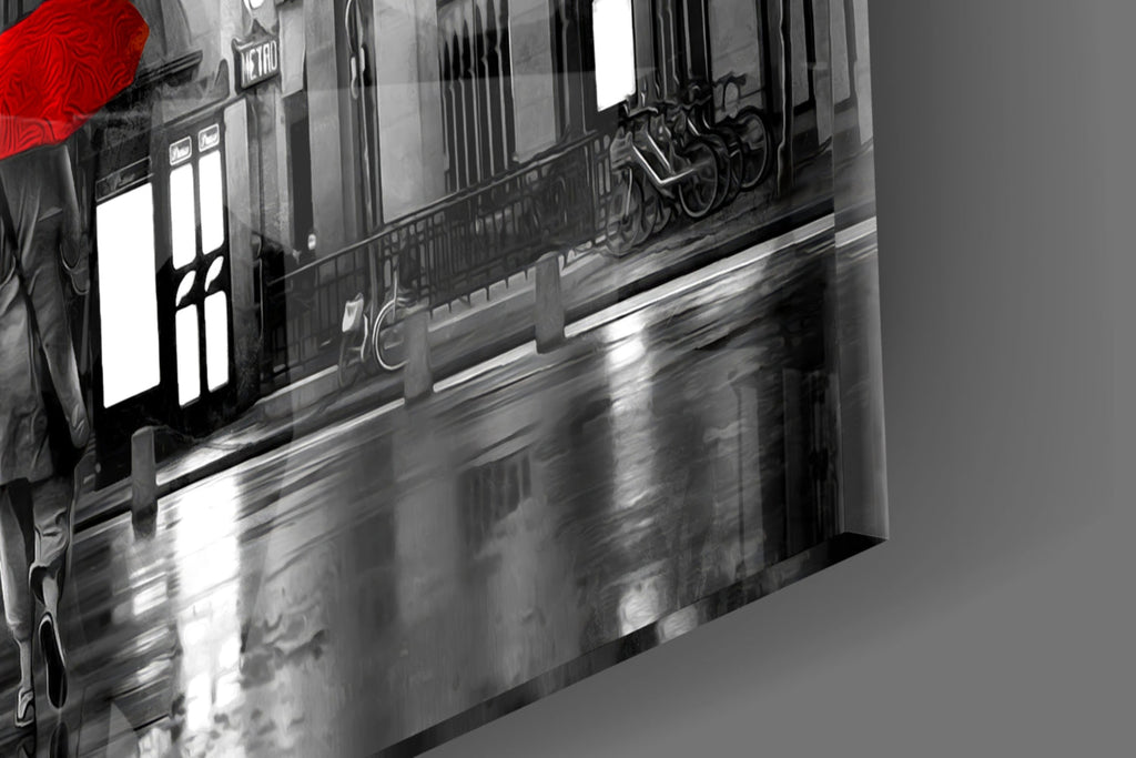 Eiffel Tower Glass Wall Art