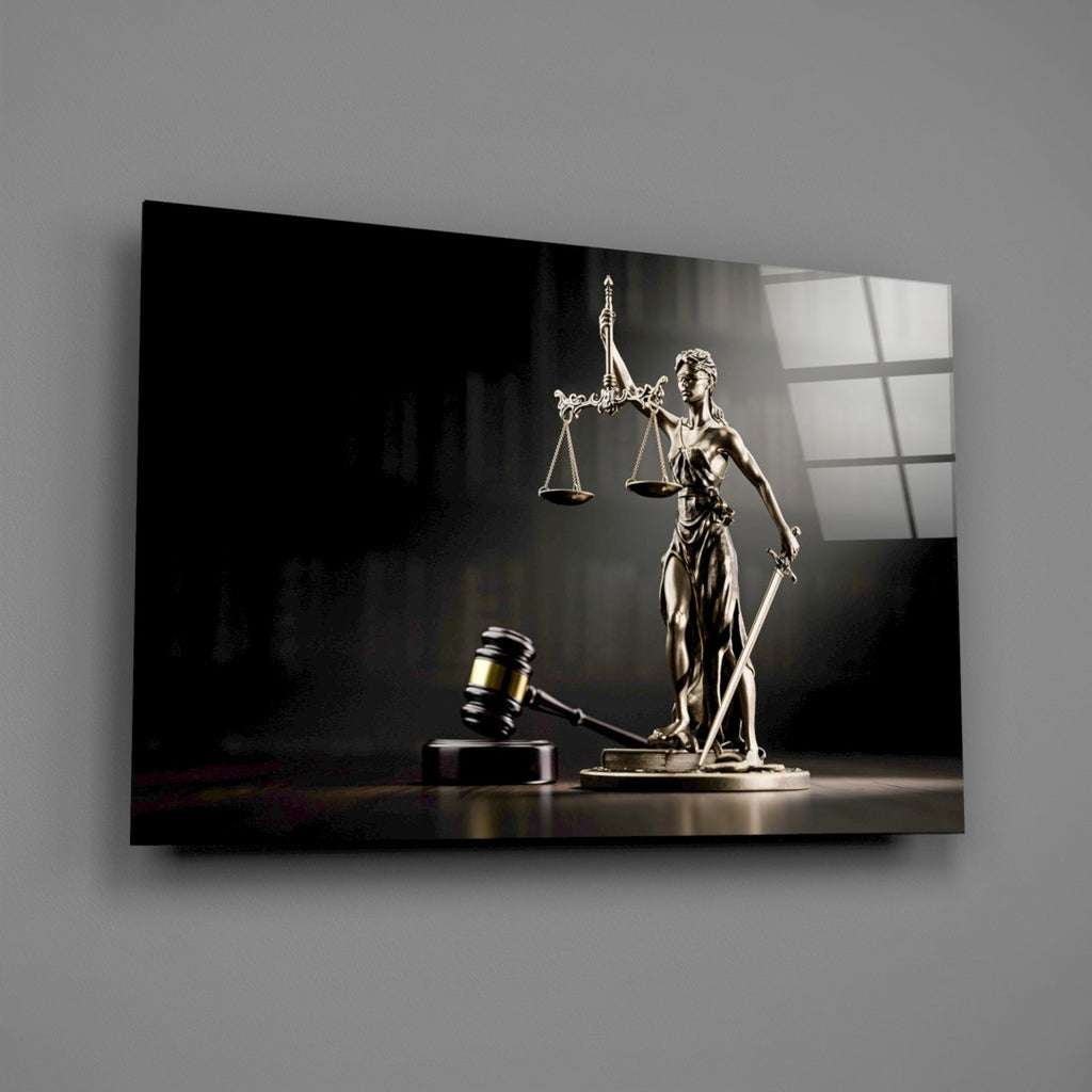 Justice Glass Wall Art