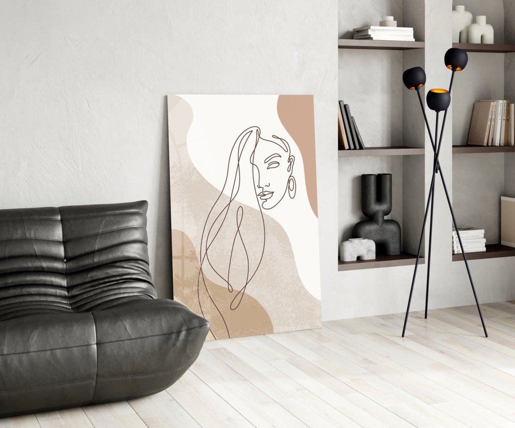 Woman's Art Glass Wall Art