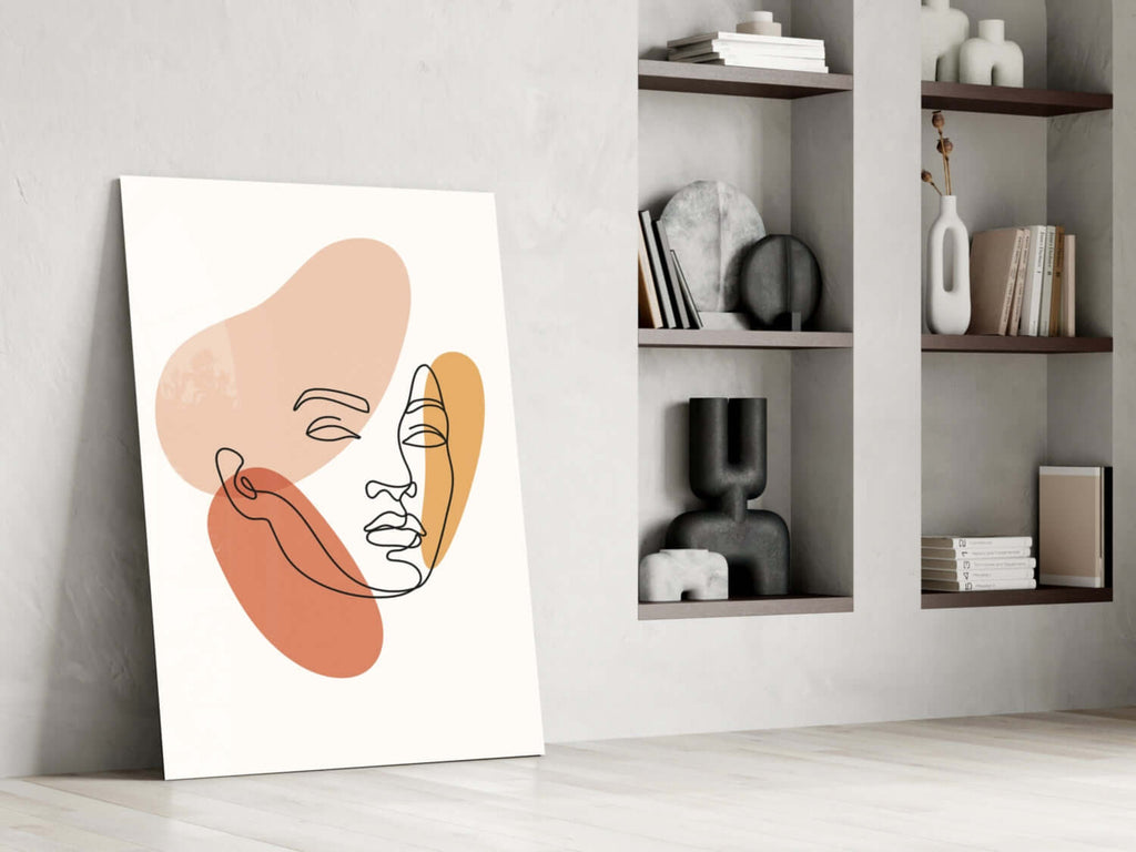 Woman's Art Glass Wall Art